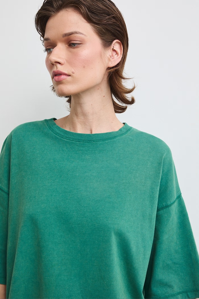 Medicine T-shirt damski bawełniany turkusowy RW26-TSD011