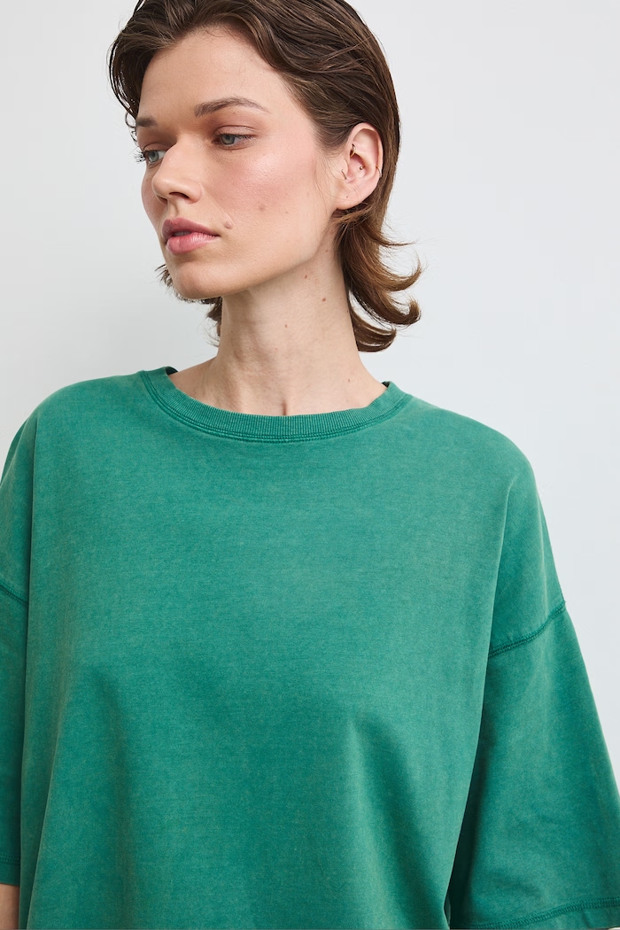 Medicine T-shirt damski bawełniany turkusowy RW26-TSD011