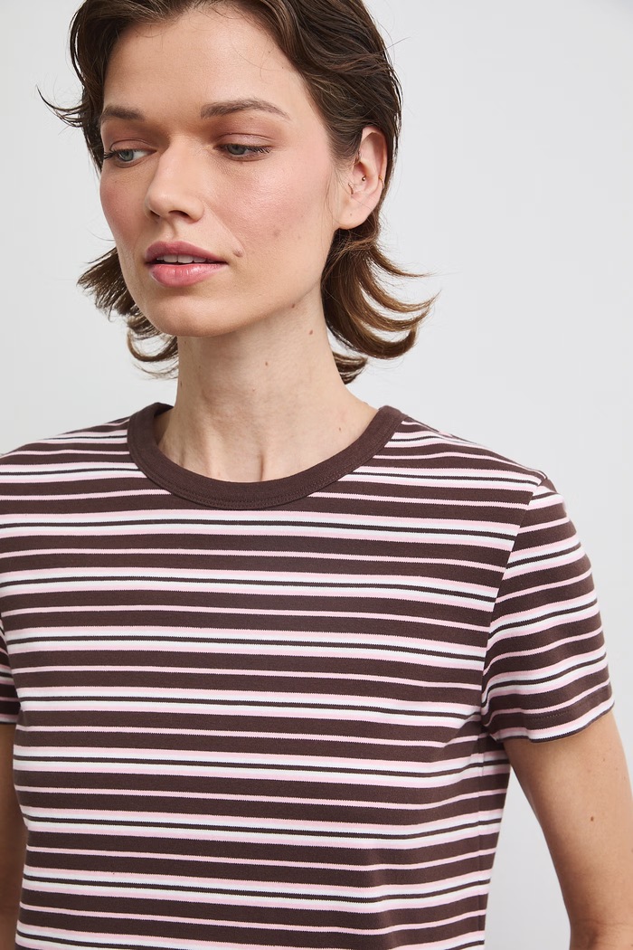 Medicine T-shirt damski brązowy RW26-TSD032