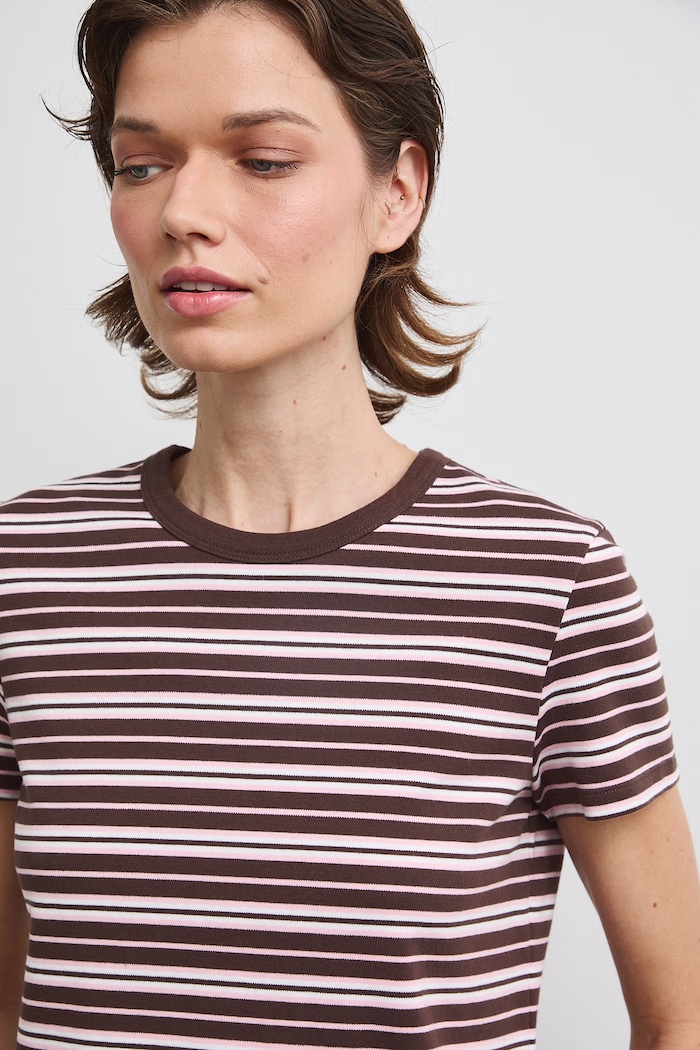 Medicine T-shirt damski brązowy RW26-TSD032