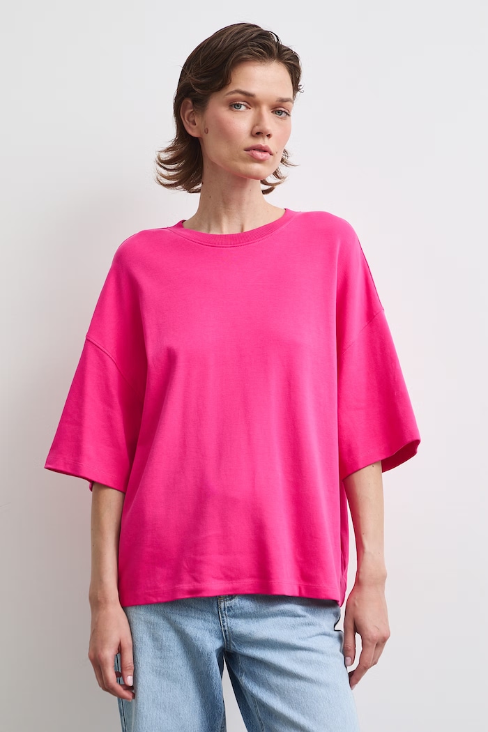 Medicine T-shirt damski bawełniany RW26-TSD034 różowy RW26