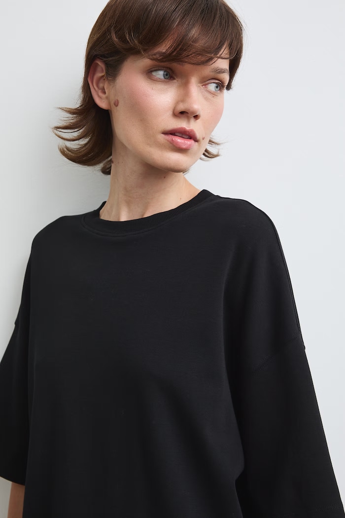 Medicine T-shirt damski bawełniany czarny RW26-TSD034