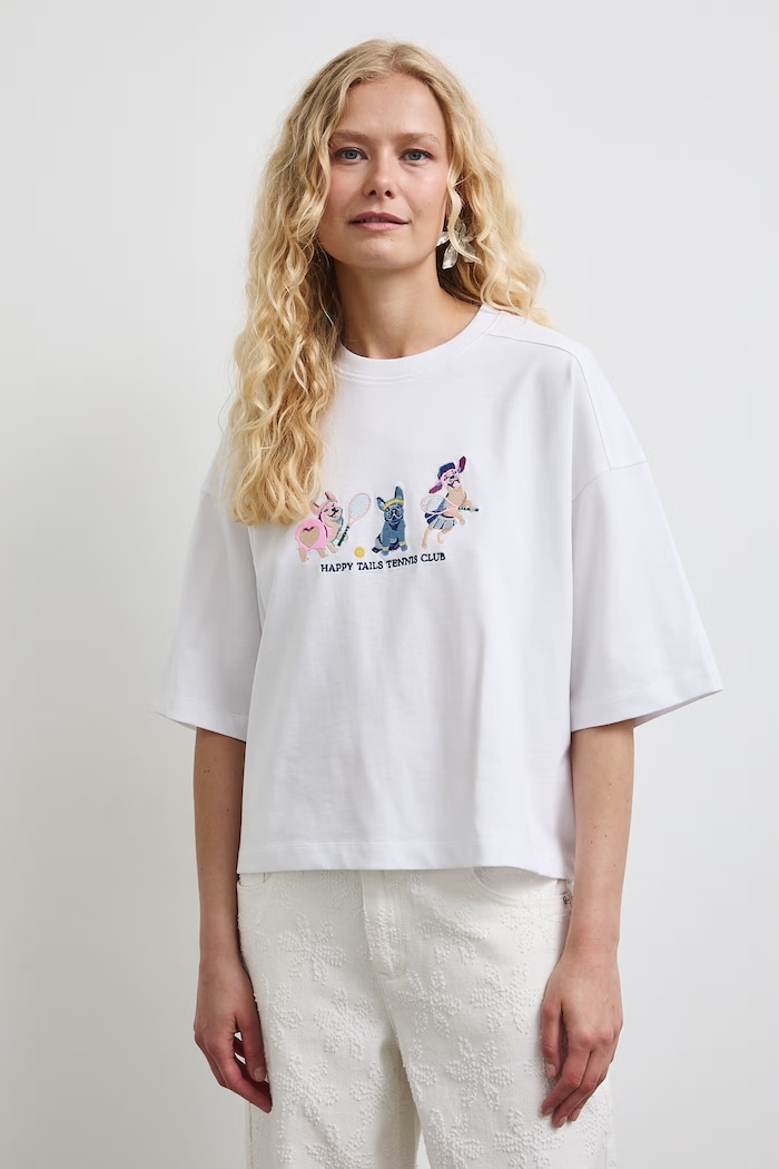 Medicine T-shirt damski bawełniany RW26-TSD103 biały RW26