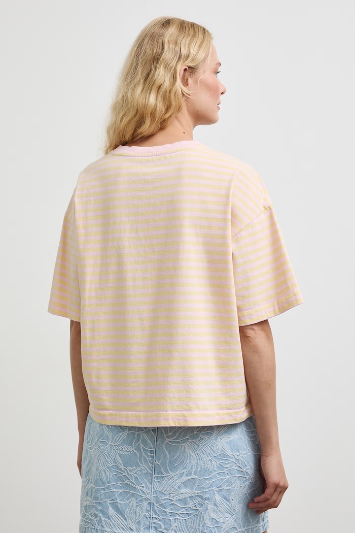 Odzież Medicine T-shirt damski bawełniany RW26-TSD106 żółty