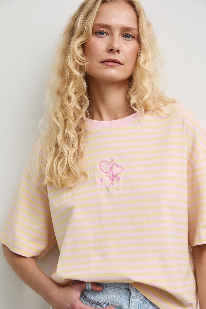 Medicine T-shirt damski bawełniany żółty RW26-TSD106