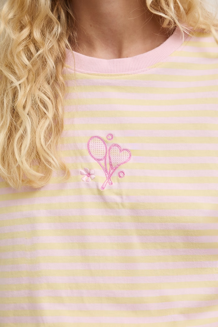 Medicine T-shirt damski bawełniany RW26-TSD106 żółty