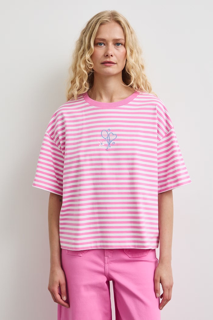Medicine T-shirt damski bawełniany różowy RW26-TSD106