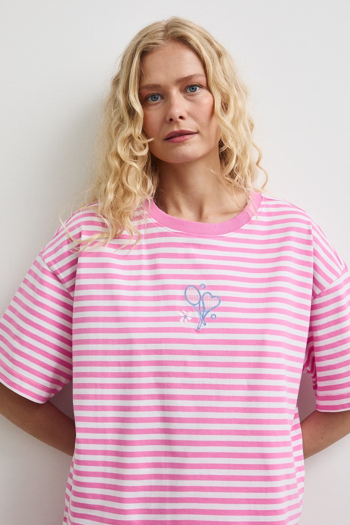 Medicine T-shirt damski bawełniany różowy RW26-TSD106