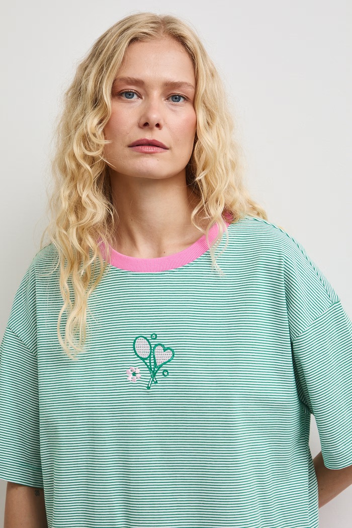 Medicine T-shirt damski bawełniany zielony RW26-TSD106