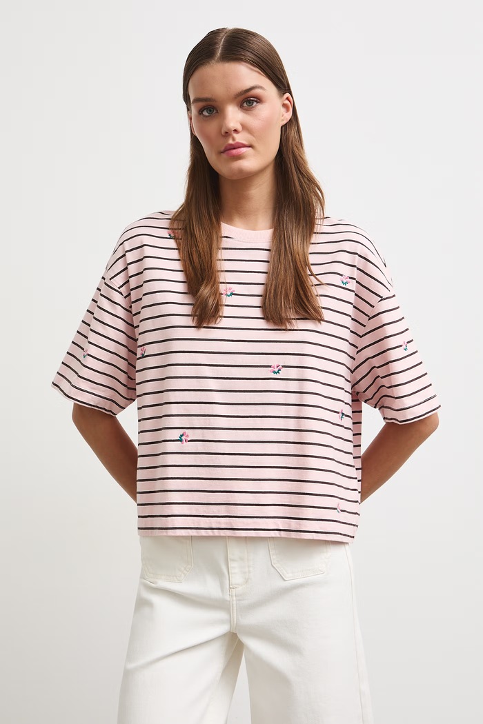 Medicine T-shirt damski bawełniany RW26-TSD205 różowy RW26