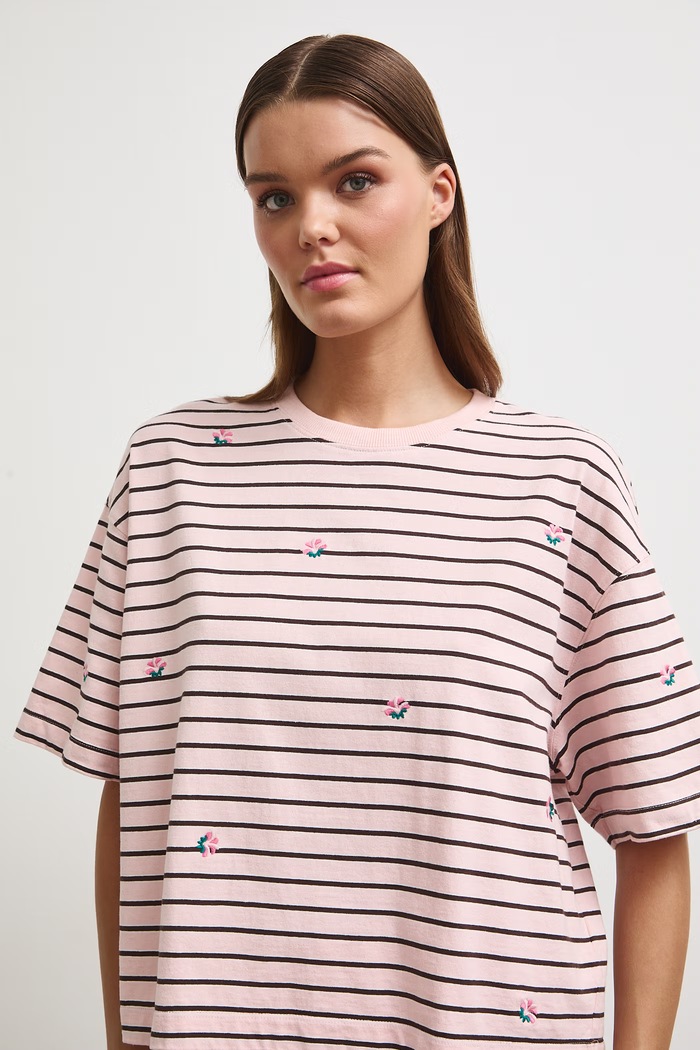 Medicine T-shirt damski bawełniany różowy RW26-TSD205
