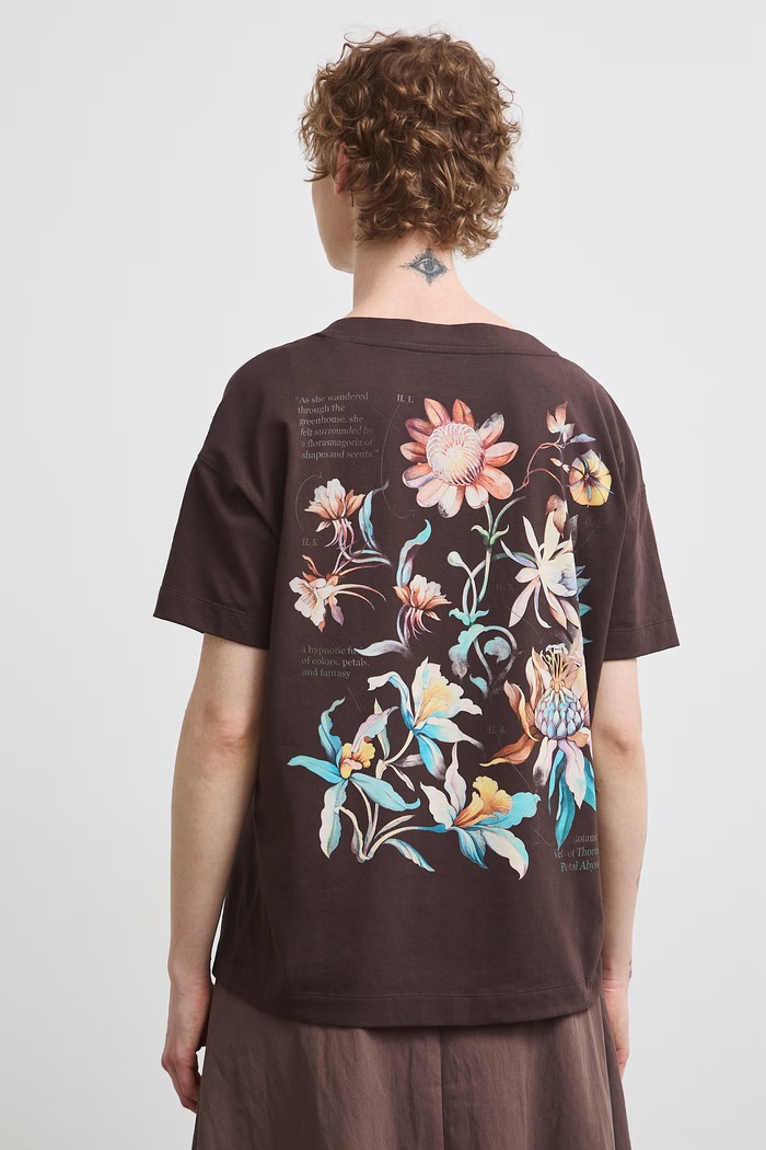Odzież Medicine T-shirt damski bawełniany z elastanem RW26-TSD208 brązowy