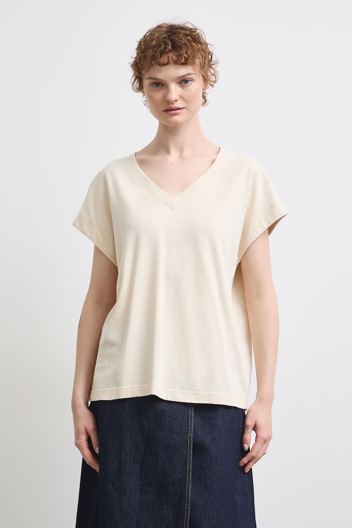 Medicine t-shirt γυναικείο βαμβακερό μπεζ RW26-TSD252