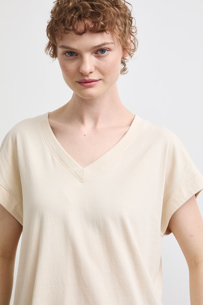 Medicine t-shirt γυναικείο βαμβακερό RW26-TSD252 μπεζ