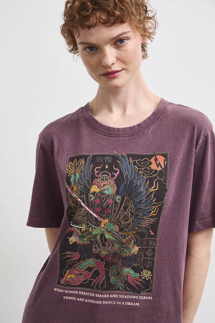 Medicine t-shirt γυναικείο βαμβακερό RW26-TSD253 μπορντό