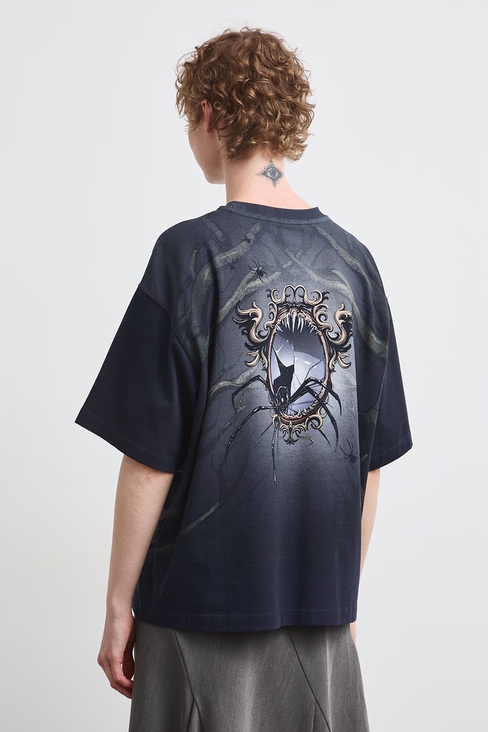 Medicine t-shirt γυναικείο βαμβακερό με ελαστάν μαύρο RW26-TSD256