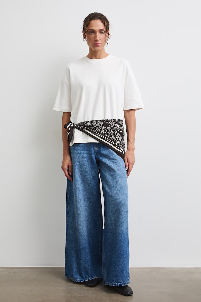 T-shirt damski bawełniany interlock RW26-TSD307 beżowy RW26