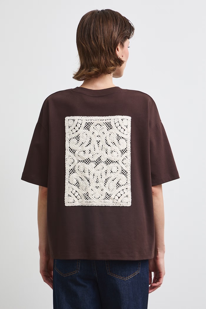 Odzież Medicine T-shirt damski bawełniany RW26-TSD307 brązowy