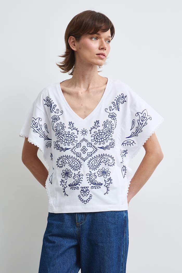 Medicine T-shirt damski bawełniany biały RW26-TSD308