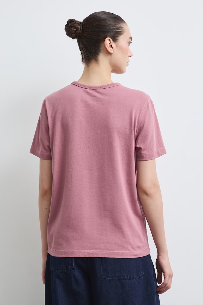 Odzież Medicine T-shirt damski bawełniany z elastanem RW26-TSD311 różowy