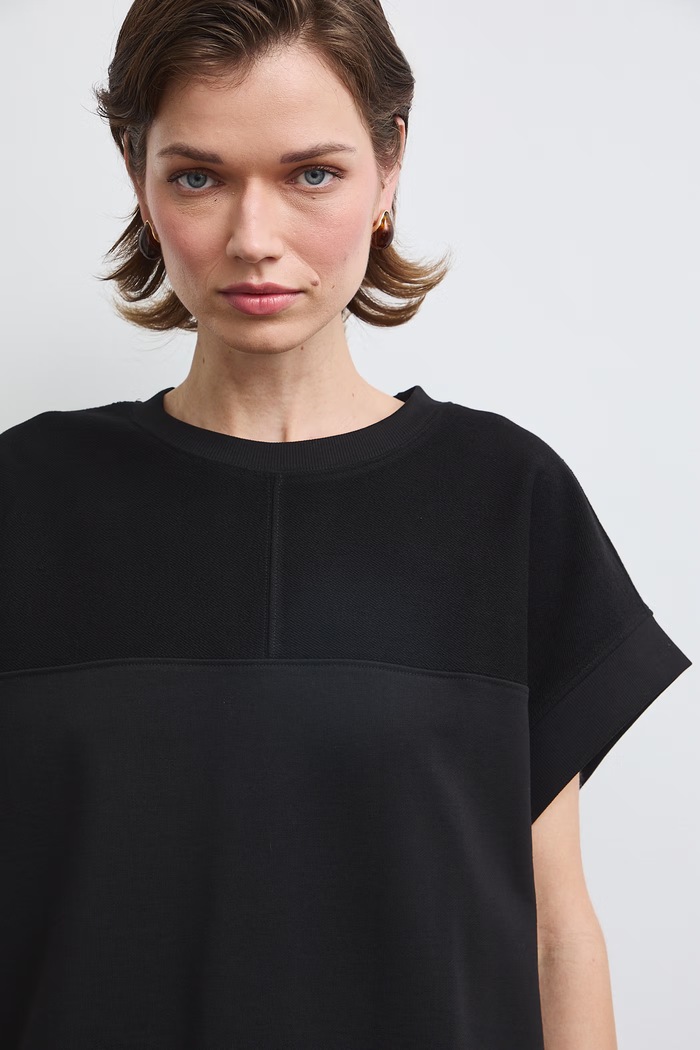 Medicine T-shirt damski bawełniany czarny RW26-TSD403
