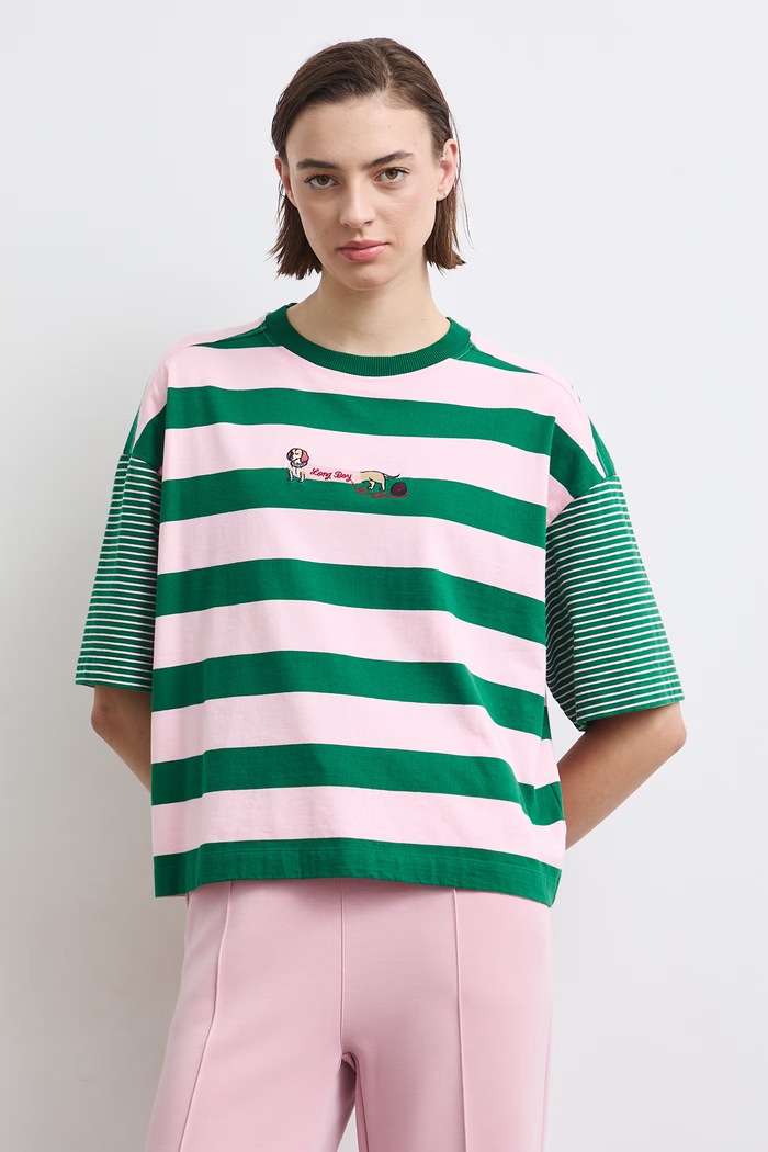 Medicine T-shirt damski bawełniany RW26-TSD407 różowy RW26