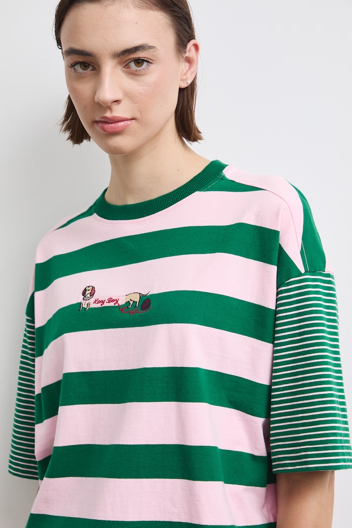 T-shirt damski bawełniany Medicine różowy RW26-TSD407