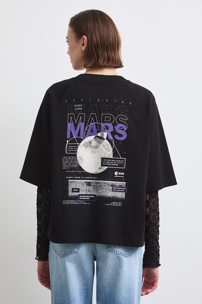 T-shirt γυναικείο βαμβακερό Medicine RW26-TSD450 μαύρο