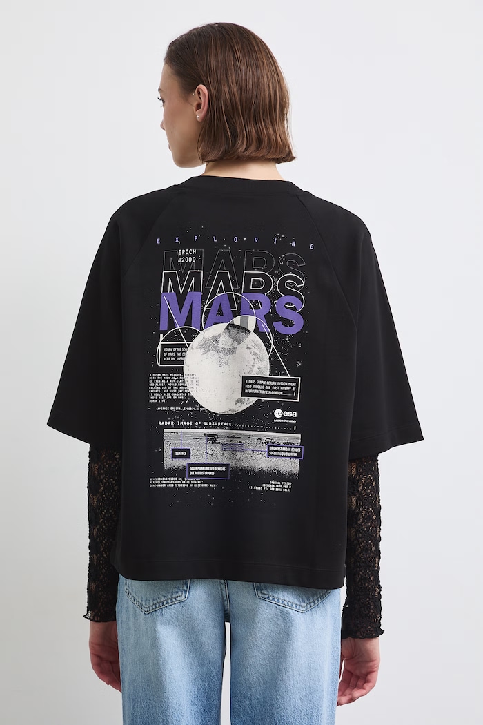 T-shirt γυναικείο βαμβακερό Medicine RW26-TSD450 μαύρο