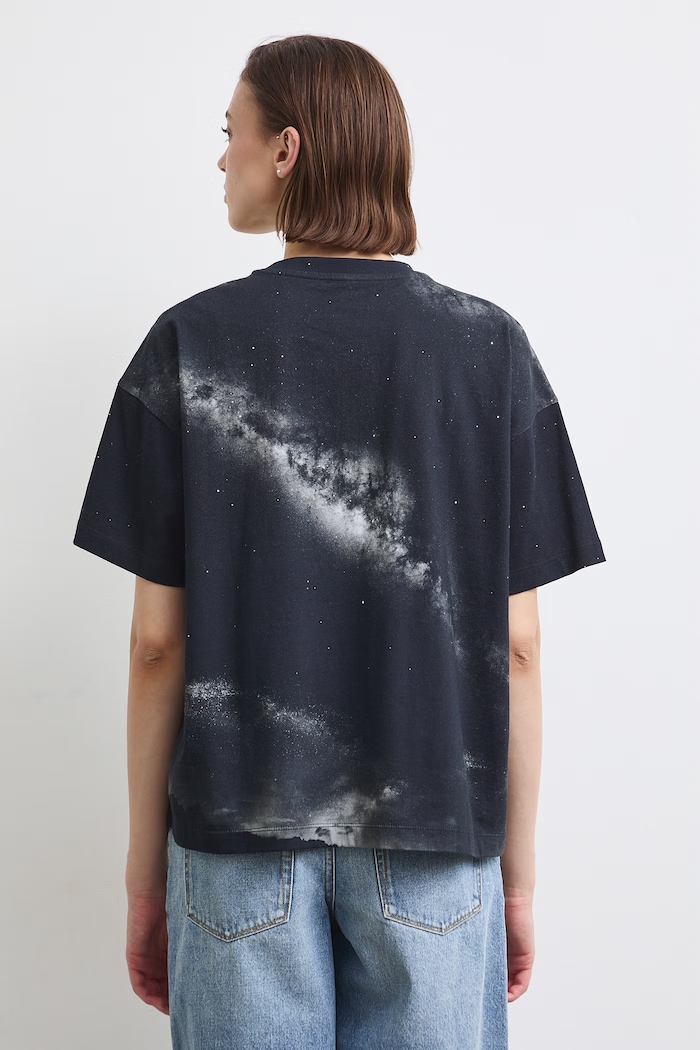 T-shirt γυναικείο βαμβακερό Medicine RW26-TSD453 μαύρο