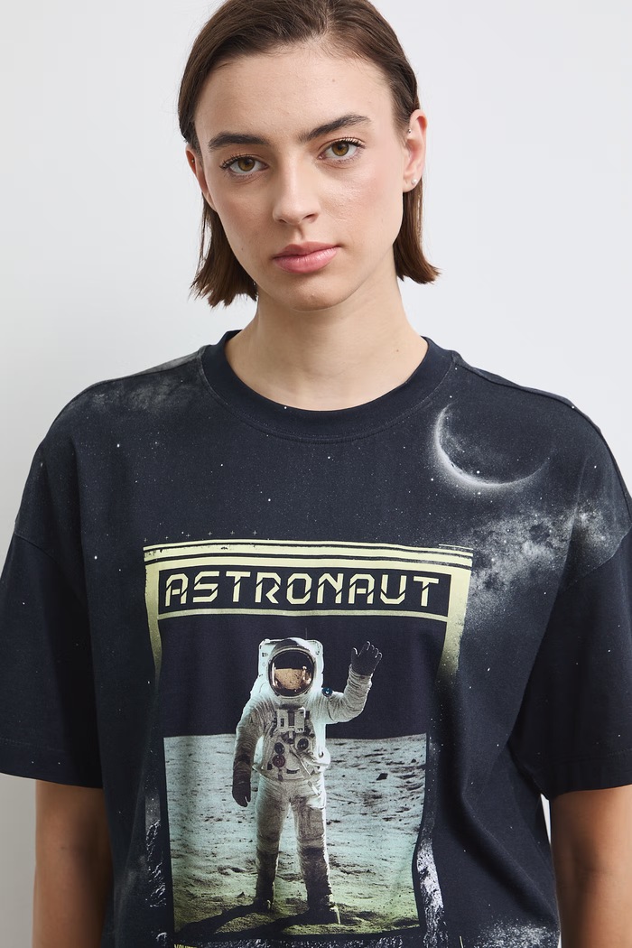 T-shirt γυναικείο βαμβακερό Medicine μαύρο RW26-TSD453