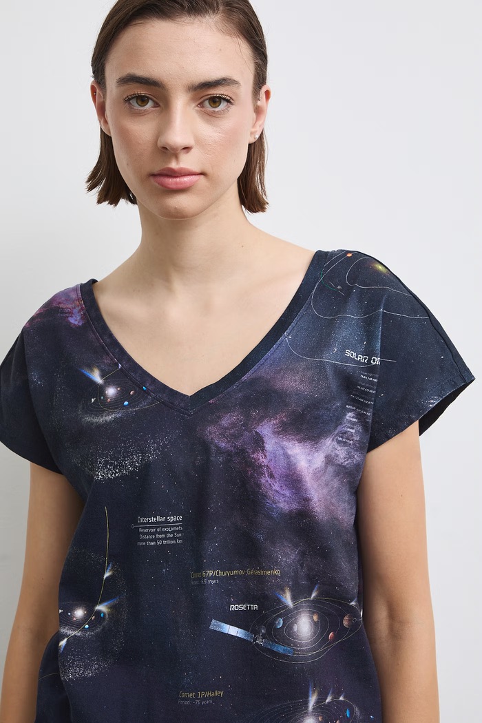 T-shirt γυναικείο βαμβακερό Medicine πολύχρωμο RW26-TSD455