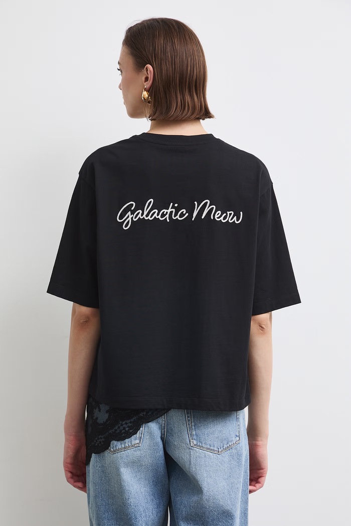 Odzież Medicine T-shirt damski bawełniany RW26-TSD457 czarny
