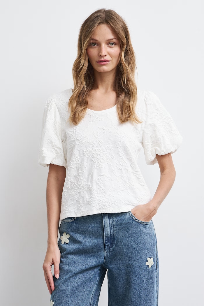 Medicine T-shirt damski beżowy RW26-TSD505
