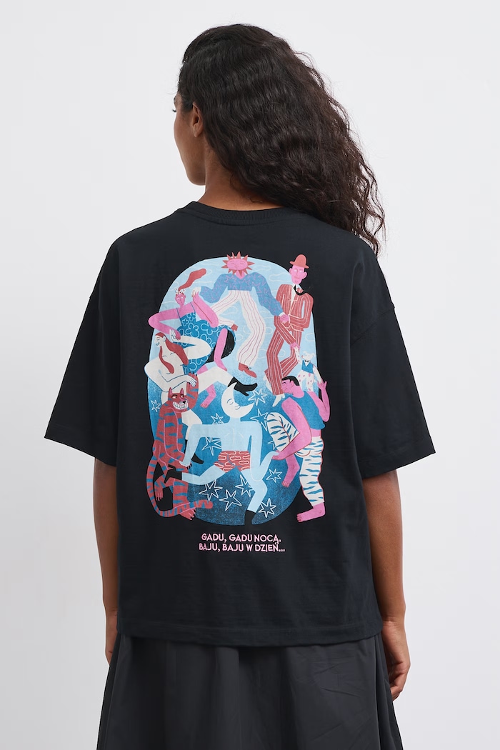 T-shirt damski Medicine RW26-TSD650 czarny