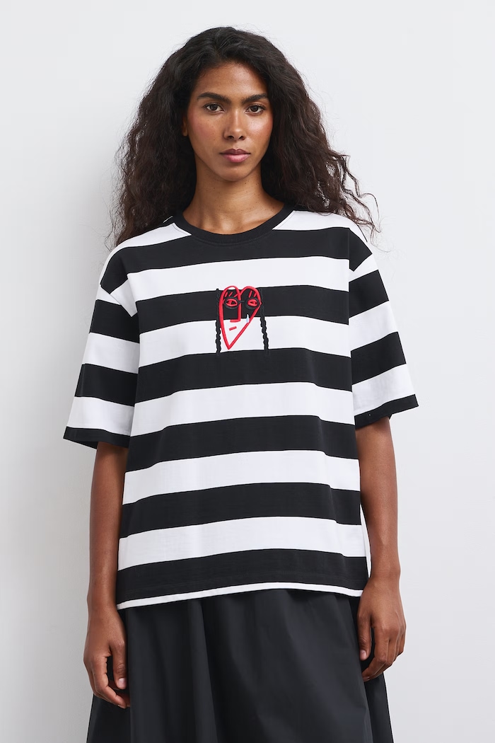 T-shirt damski bawełniany z kolekcji Medicine Art Award – Agnieszka Srokosz RW26-TSD652 czarny RW26