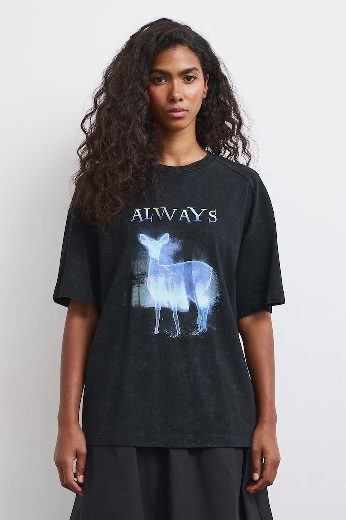 Medicine T-shirt oversize damski bawełniany RW26-TSD670 szary RW26