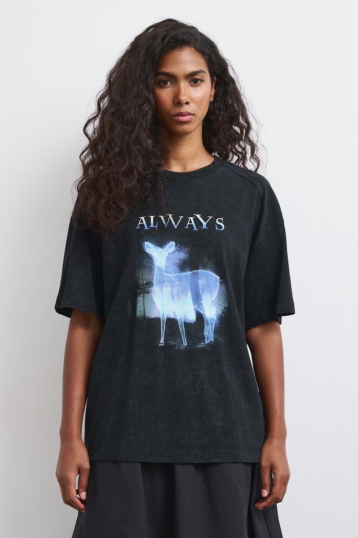 Medicine T-shirt oversize damski bawełniany RW26-TSD670 szary RW26