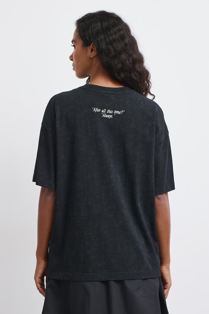 T-shirt oversize damski bawełniany Medicine RW26-TSD670 szary