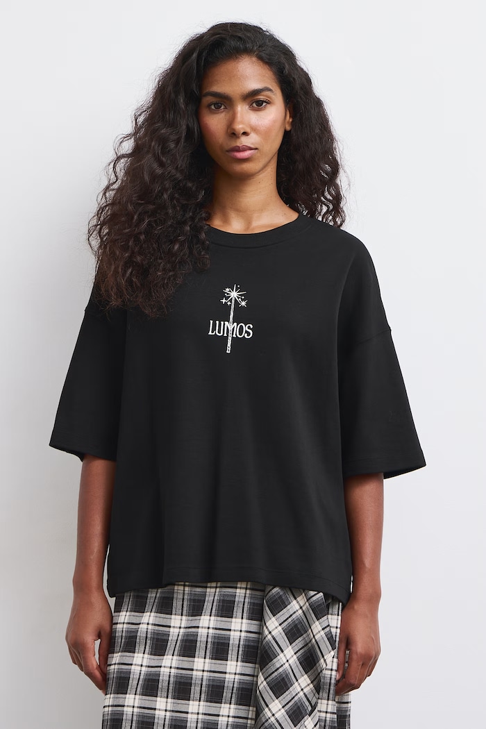 Medicine T-shirt damski bawełniany RW26-TSD674 czarny RW26