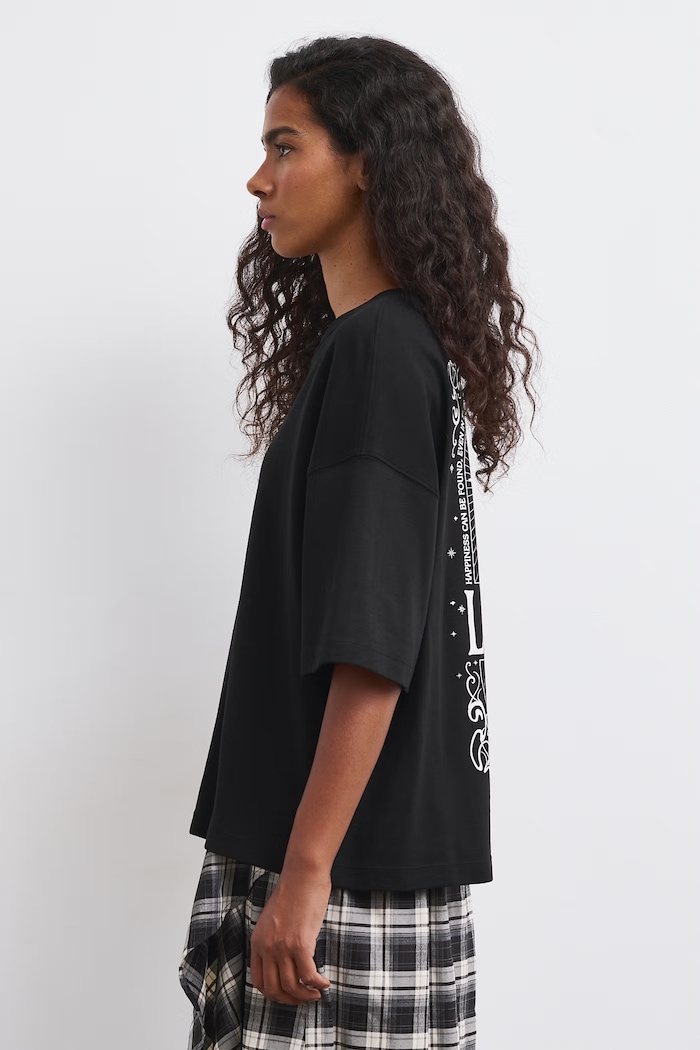 Odzież Medicine T-shirt damski bawełniany RW26-TSD674 czarny