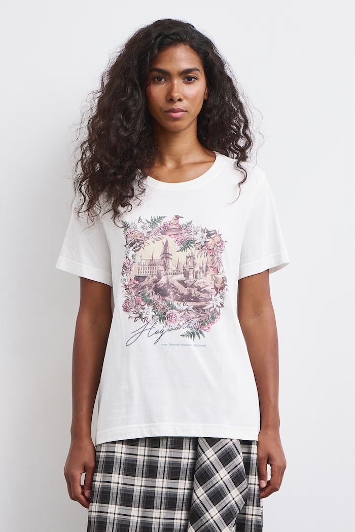 Medicine T-shirt damski bawełniany RW26-TSD675 beżowy RW26