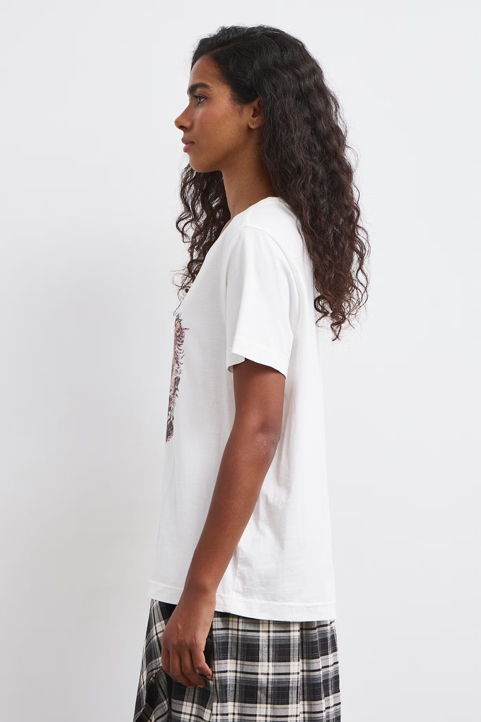 Odzież Medicine T-shirt damski bawełniany RW26-TSD675 beżowy