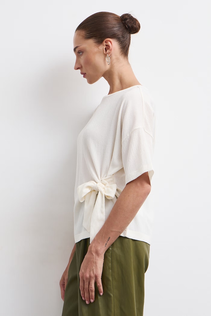 Medicine T-shirt damski RW26-TSD704 beżowy RW26