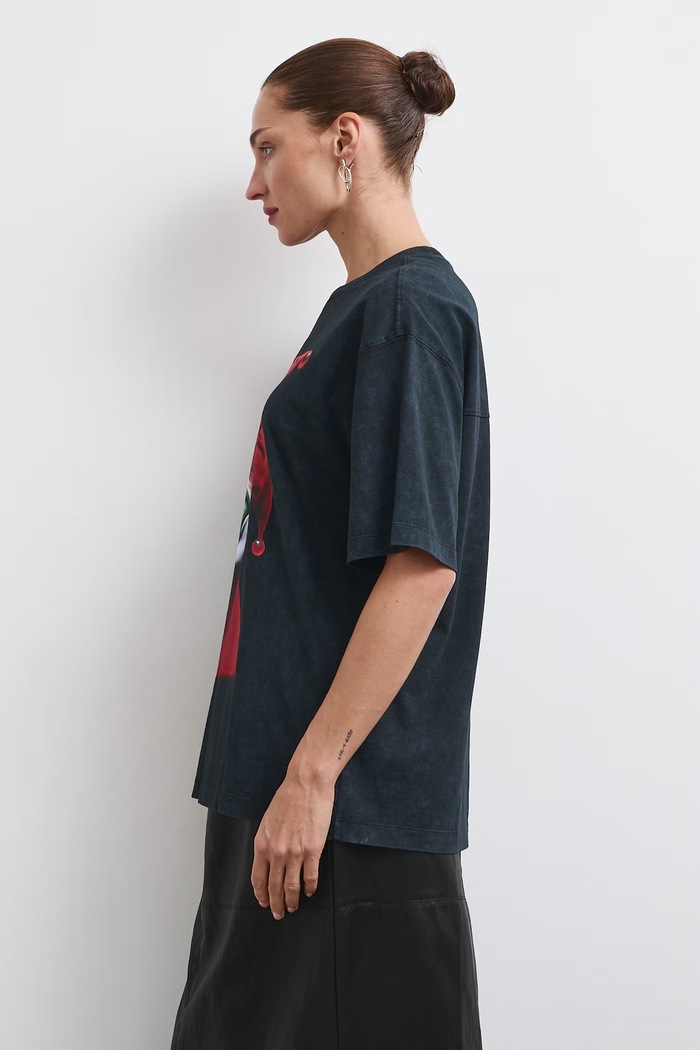 Odzież T-shirt damski bawełniany z kolekcji Wiesław Wałkuski x Medicine RW26-TSD750 szary