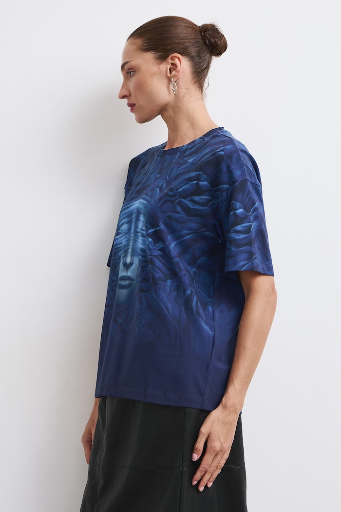 Odzież Medicine T-shirt damski RW26-TSD751 granatowy