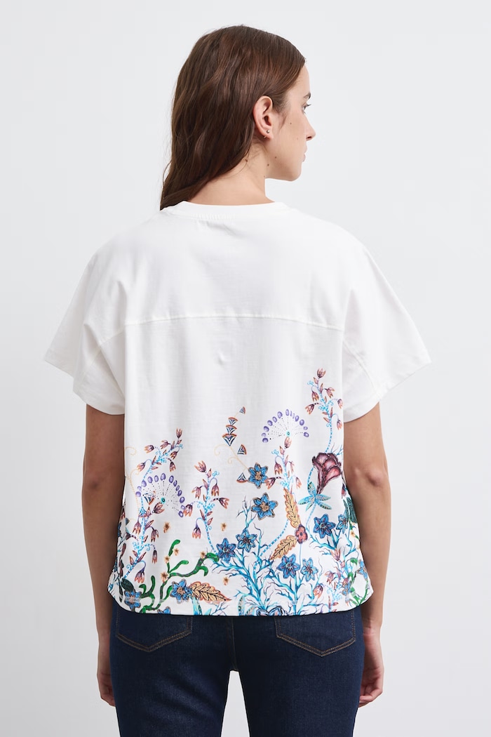 T-shirt damski bawełniany Medicine RW26-TSD850 beżowy