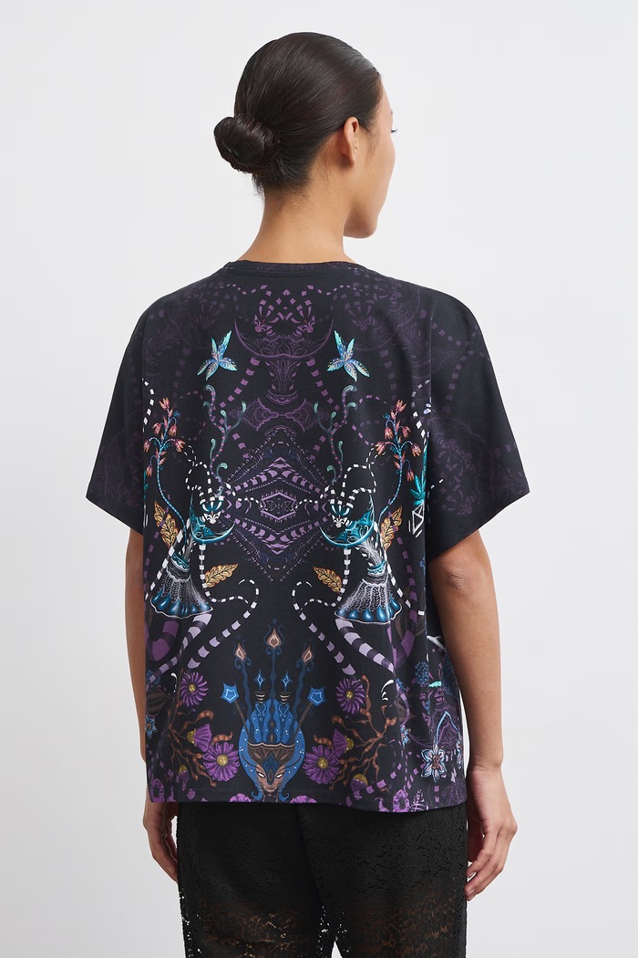 T-shirt damski bawełniany Medicine RW26-TSD851 czarny
