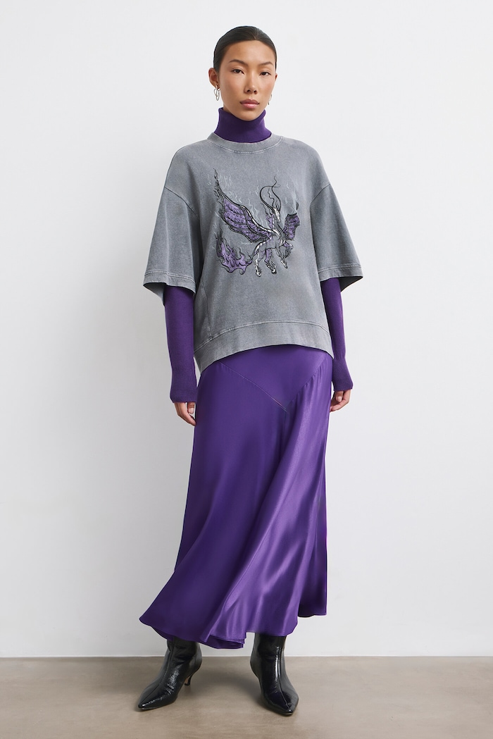 Medicine T-shirt damski bawełniany szary RW26-TSD853