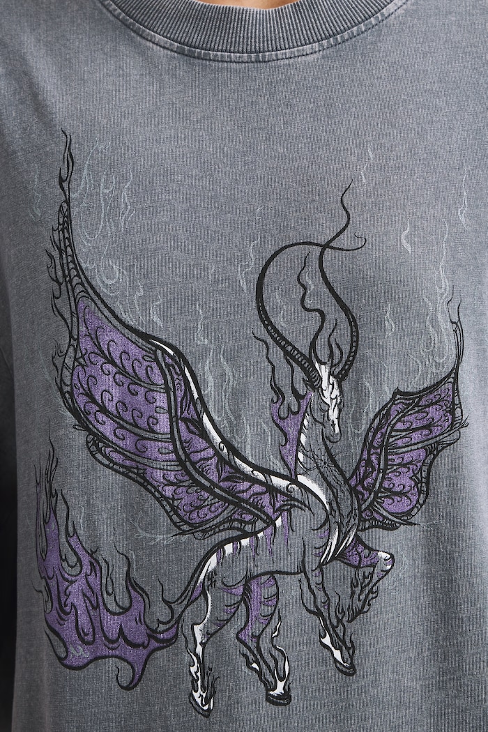 T-shirt damski bawełniany Medicine szary RW26-TSD853